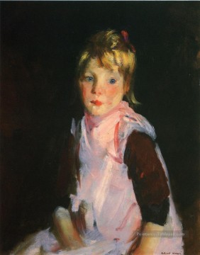 Portrait de Sis Ashcan école Robert Henri Peinture à l'huile